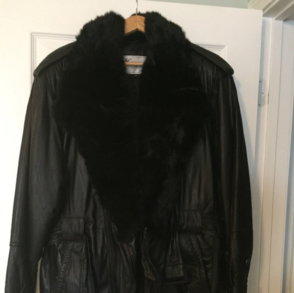 Mens leather jacket